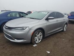 Salvage cars for sale at Elgin, IL auction: 2015 Chrysler 200 Limited