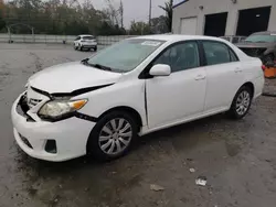 Toyota Vehiculos salvage en venta: 2013 Toyota Corolla Base