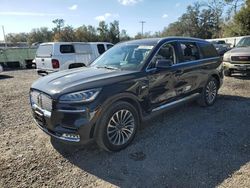 Salvage cars for sale at Riverview, FL auction: 2020 Lincoln Aviator Reserve