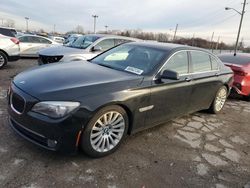 Salvage cars for sale at Indianapolis, IN auction: 2010 BMW 750 LI Xdrive