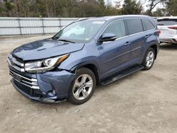 Salvage cars for sale at Hampton, VA auction: 2018 Toyota Highlander Limited