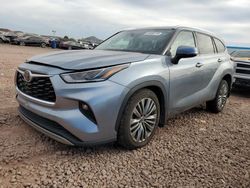 Salvage cars for sale at Phoenix, AZ auction: 2020 Toyota Highlander Platinum