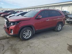 Salvage cars for sale at Louisville, KY auction: 2015 KIA Sorento LX