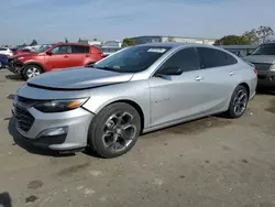 Salvage cars for sale at Bakersfield, CA auction: 2019 Chevrolet Malibu RS