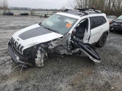 Salvage cars for sale at Arlington, WA auction: 2016 Jeep Cherokee Trailhawk