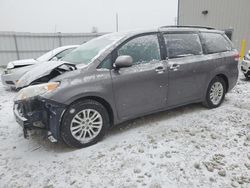 Salvage cars for sale at Appleton, WI auction: 2013 Toyota Sienna XLE