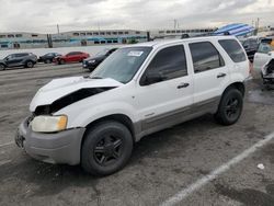 Ford salvage cars for sale: 2001 Ford Escape XLS