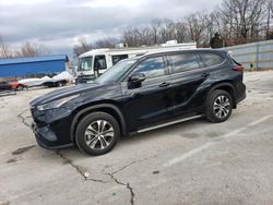 Salvage cars for sale at Bridgeton, MO auction: 2022 Toyota Highlander XLE