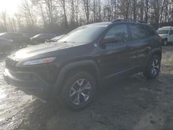 Salvage cars for sale at Waldorf, MD auction: 2015 Jeep Cherokee Trailhawk