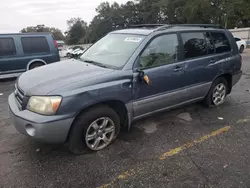 Toyota Highlander salvage cars for sale: 2004 Toyota Highlander Base