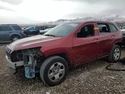 Salvage cars for sale at Magna, UT auction: 2014 Jeep Cherokee Sport