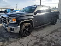 Salvage trucks for sale at Dyer, IN auction: 2015 GMC Sierra K1500 SLE