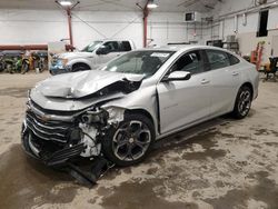 Chevrolet salvage cars for sale: 2022 Chevrolet Malibu LT