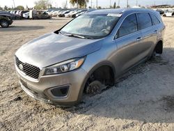 Salvage cars for sale at Los Angeles, CA auction: 2016 KIA Sorento LX