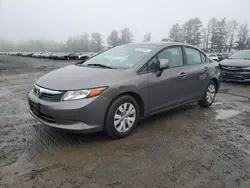 2012 Honda Civic LX en venta en Finksburg, MD