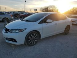 Salvage cars for sale at Oklahoma City, OK auction: 2015 Honda Civic EXL