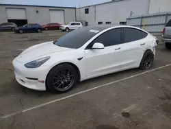 Salvage cars for sale at Vallejo, CA auction: 2021 Tesla Model 3