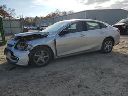 Chevrolet Malibu ls salvage cars for sale: 2018 Chevrolet Malibu LS