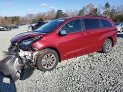 Salvage cars for sale at Mebane, NC auction: 2021 Toyota Sienna LE