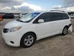 Toyota Sienna le salvage cars for sale: 2011 Toyota Sienna LE