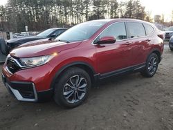 Salvage cars for sale at North Billerica, MA auction: 2021 Honda CR-V EX