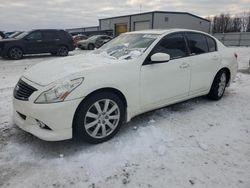 Salvage cars for sale at Wayland, MI auction: 2012 Infiniti G37