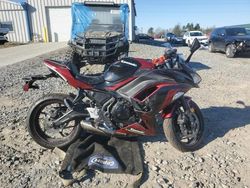 Salvage cars for sale from Copart Tifton, GA: 2021 Kawasaki EX650 M