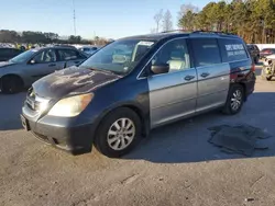 Salvage cars for sale at Dunn, NC auction: 2010 Honda Odyssey EXL