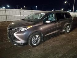 Salvage cars for sale from Copart Cleveland: 2022 Toyota Sienna Limited