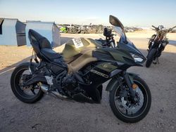 Kawasaki salvage cars for sale: 2024 Kawasaki EX650 P