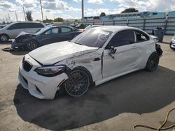 Salvage cars for sale at Miami, FL auction: 2018 BMW M2