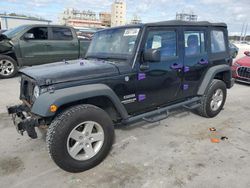 Jeep Wrangler salvage cars for sale: 2016 Jeep Wrangler Unlimited Sport