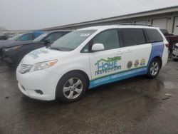 Salvage cars for sale at Louisville, KY auction: 2015 Toyota Sienna LE