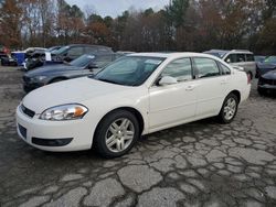 Chevrolet salvage cars for sale: 2007 Chevrolet Impala LT