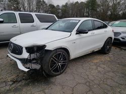 Salvage cars for sale at Austell, GA auction: 2021 Mercedes-Benz GLC Coupe 43 4matic AMG