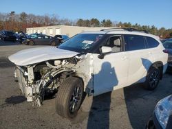 Salvage cars for sale at Exeter, RI auction: 2022 Toyota Highlander XLE