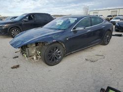 Salvage cars for sale at Kansas City, KS auction: 2019 Tesla Model S