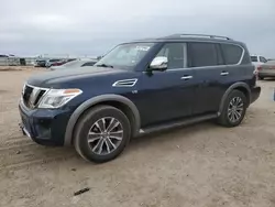 Salvage cars for sale at Amarillo, TX auction: 2018 Nissan Armada SV