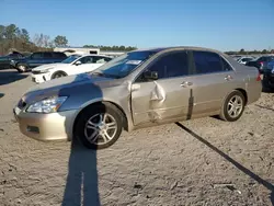 Salvage cars for sale at Harleyville, SC auction: 2006 Honda Accord EX