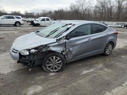 Salvage cars for sale at Ellwood City, PA auction: 2015 Hyundai Elantra SE