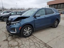 Salvage cars for sale from Copart Fort Wayne, IN: 2024 Chevrolet Equinox Premiere