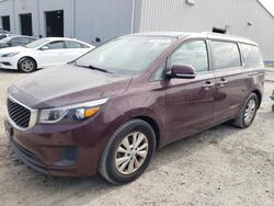 KIA salvage cars for sale: 2017 KIA Sedona LX