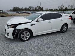 Salvage cars for sale at Riverview, FL auction: 2015 KIA Optima LX