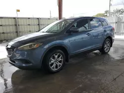 Salvage cars for sale at Homestead, FL auction: 2014 Mazda CX-9 Touring