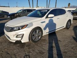 Salvage cars for sale at Van Nuys, CA auction: 2015 KIA Optima Hybrid