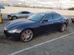 Salvage cars for sale at Van Nuys, CA auction: 2016 Maserati Ghibli S