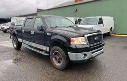 Ford salvage cars for sale: 2007 Ford F150 Supercrew