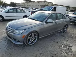 Salvage cars for sale at Opa Locka, FL auction: 2009 Mercedes-Benz C300