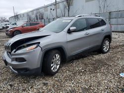 2016 Jeep Cherokee Limited en venta en Franklin, WI