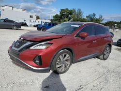 Salvage cars for sale at Opa Locka, FL auction: 2020 Nissan Murano SL